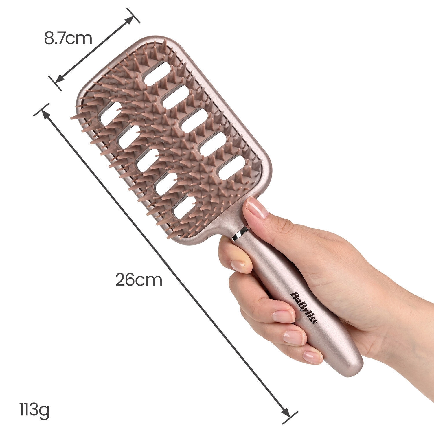 Soft-Care Vented Paddle Hair Brush